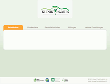 Tablet Screenshot of klinik-bavaria.com